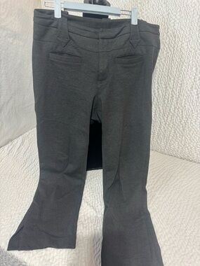 CAbi Black Cropped Flare Pants